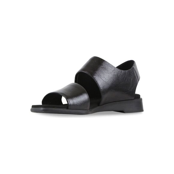 🆕MUNRO Nissa Leather Comfort Sandals Shoes Black 10 - Picture 4 of 12